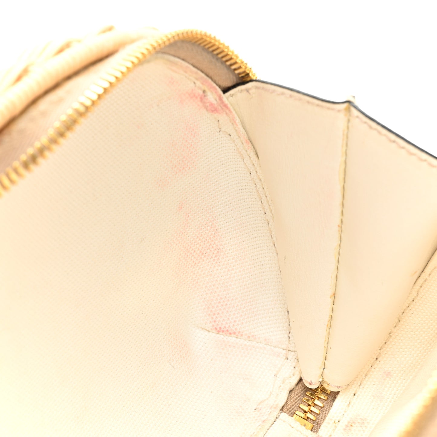 Wicker Saffiano Midolino Odette Top Handle Bag Tan White