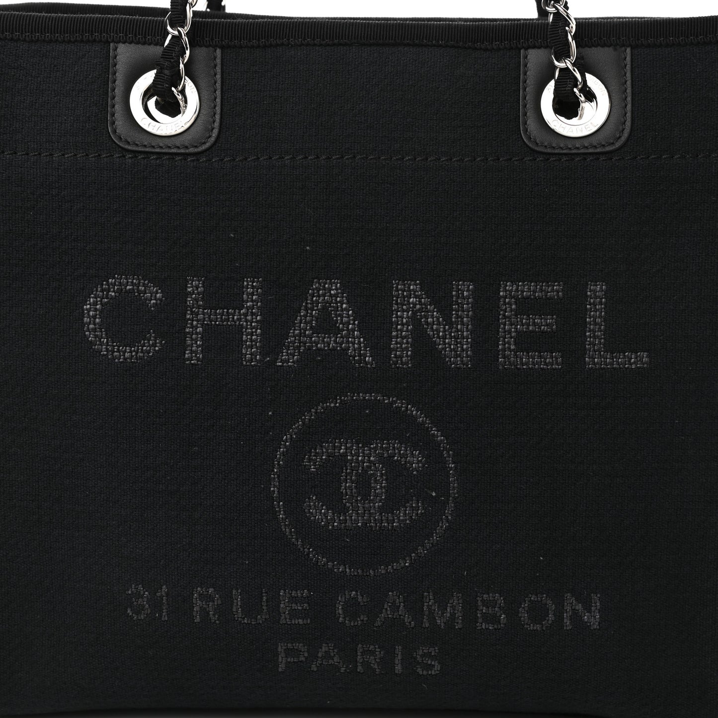 Mixed Fibers Small Deauville Tote Black