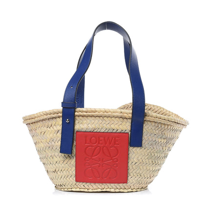 Loewe Raffia Small Basket Tote Bag Natural 1 of 8