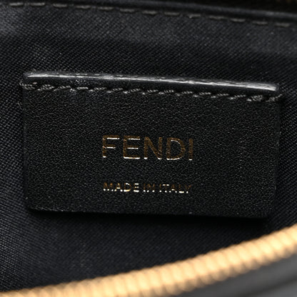 Fendi Lucido F is Fendi Medium Envelope Wallet on Chain Black 6 of 11