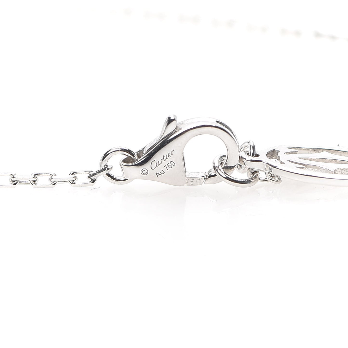 18K White Gold Diamond SM D'Amour Pendant Necklace