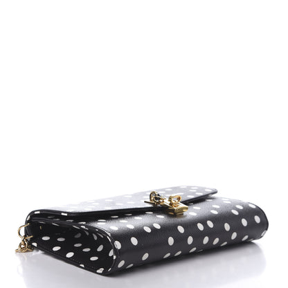 Dolce & Gabbana Dauphine Polka Dot Print Shoulder Bag Black 3 of 7