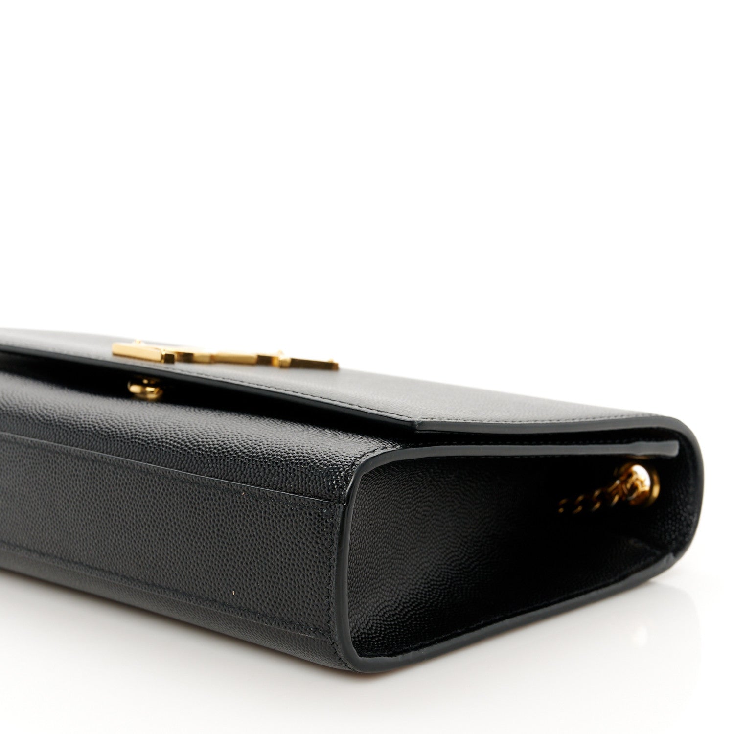 Saint Laurent Grain De Poudre Medium Classic Monogram Kate Satchel Black 11 of 11
