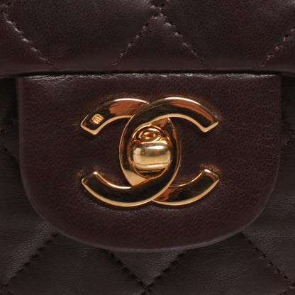 Chanel Lambskin Small Double Flap Brown 3 of 10