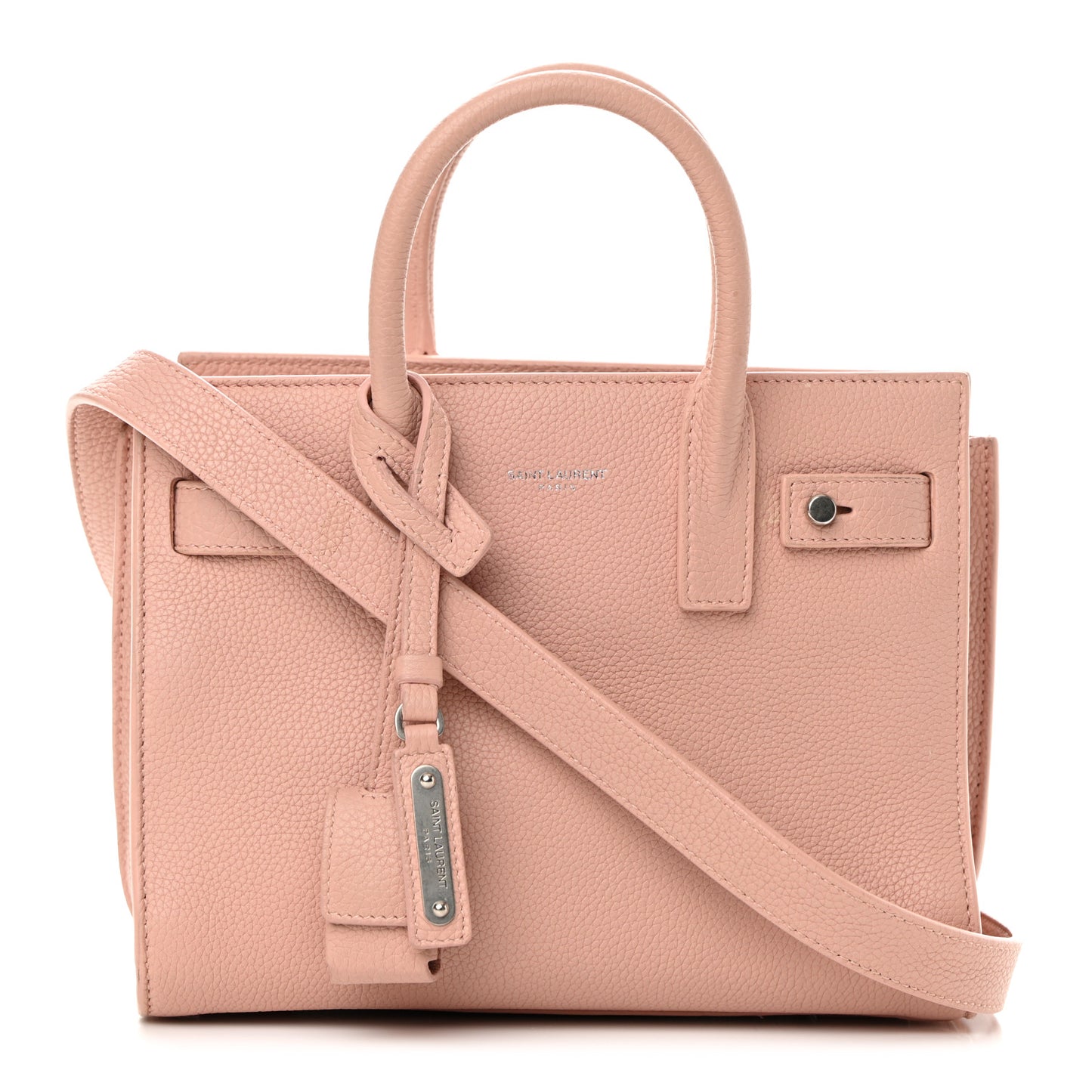 Grained Calfskin Nano Supple Sac De Jour Antique Rose