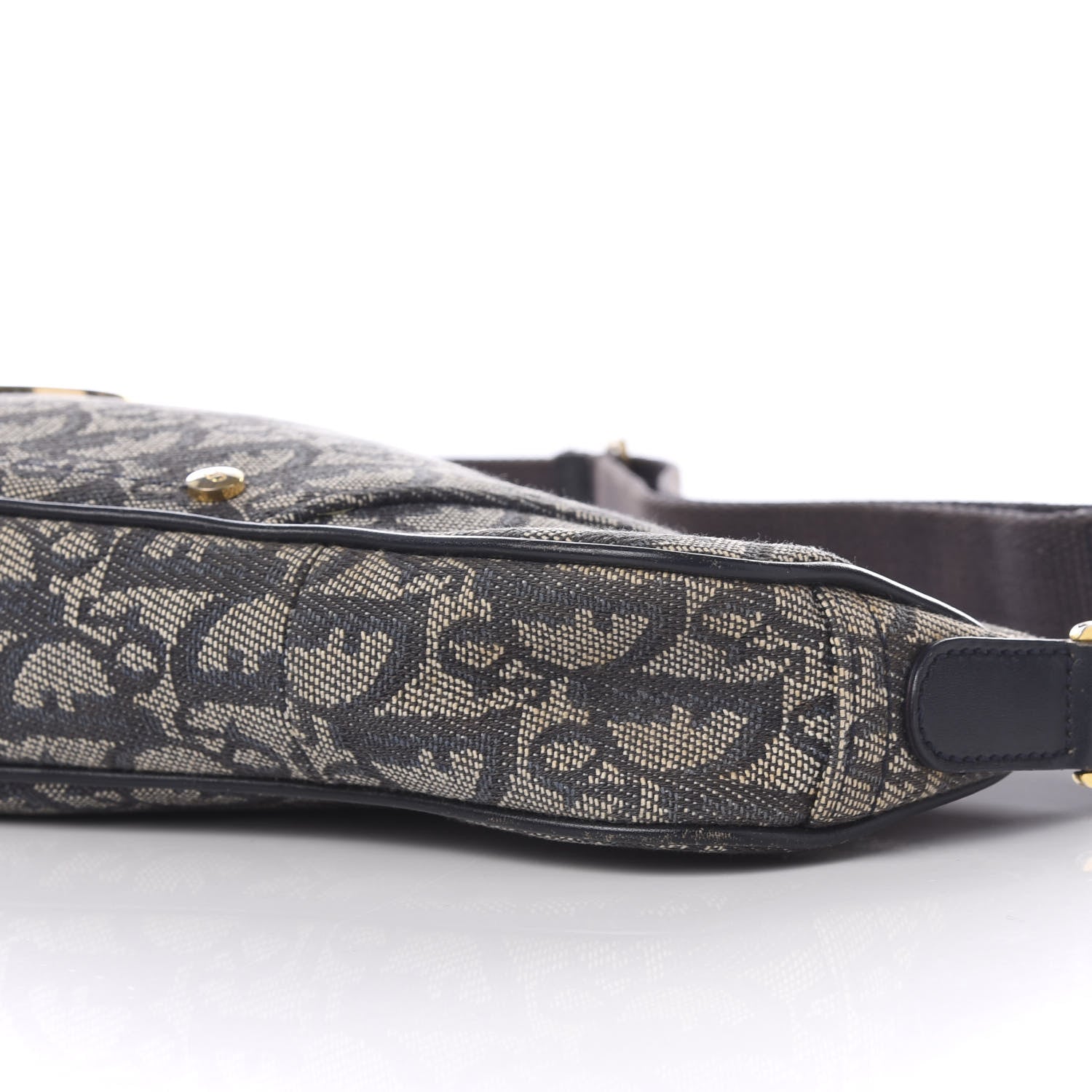 Christian Dior Monogram Saddle Pochette Blue 8 of 10