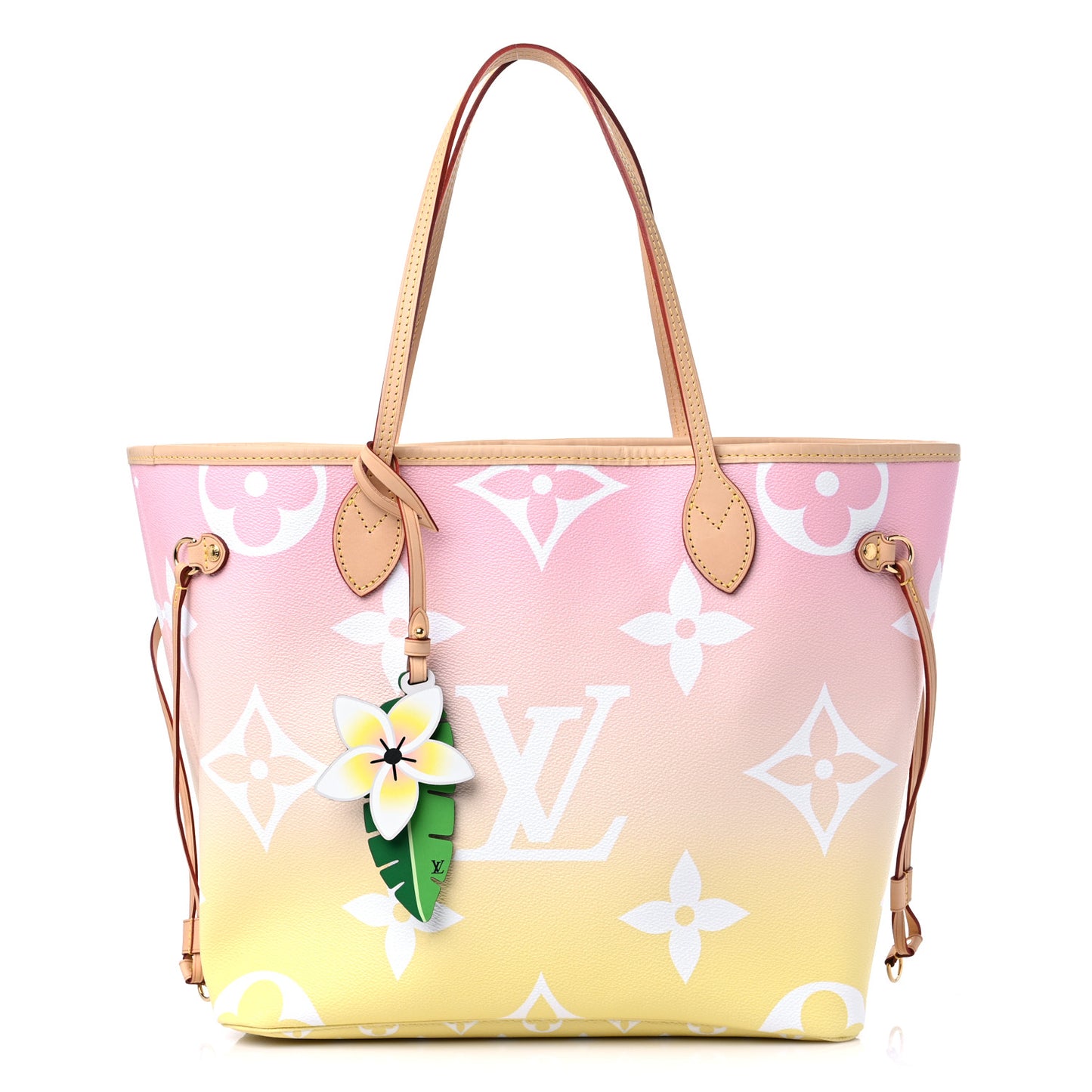 Monogram Giant By The Pool Neverfull MM Light Pink