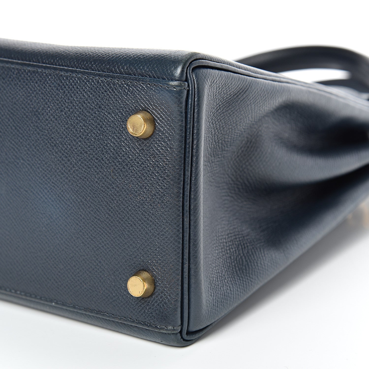 Hermes Courchevel Retourne Kelly 28 Bleu Marine 39 of 48