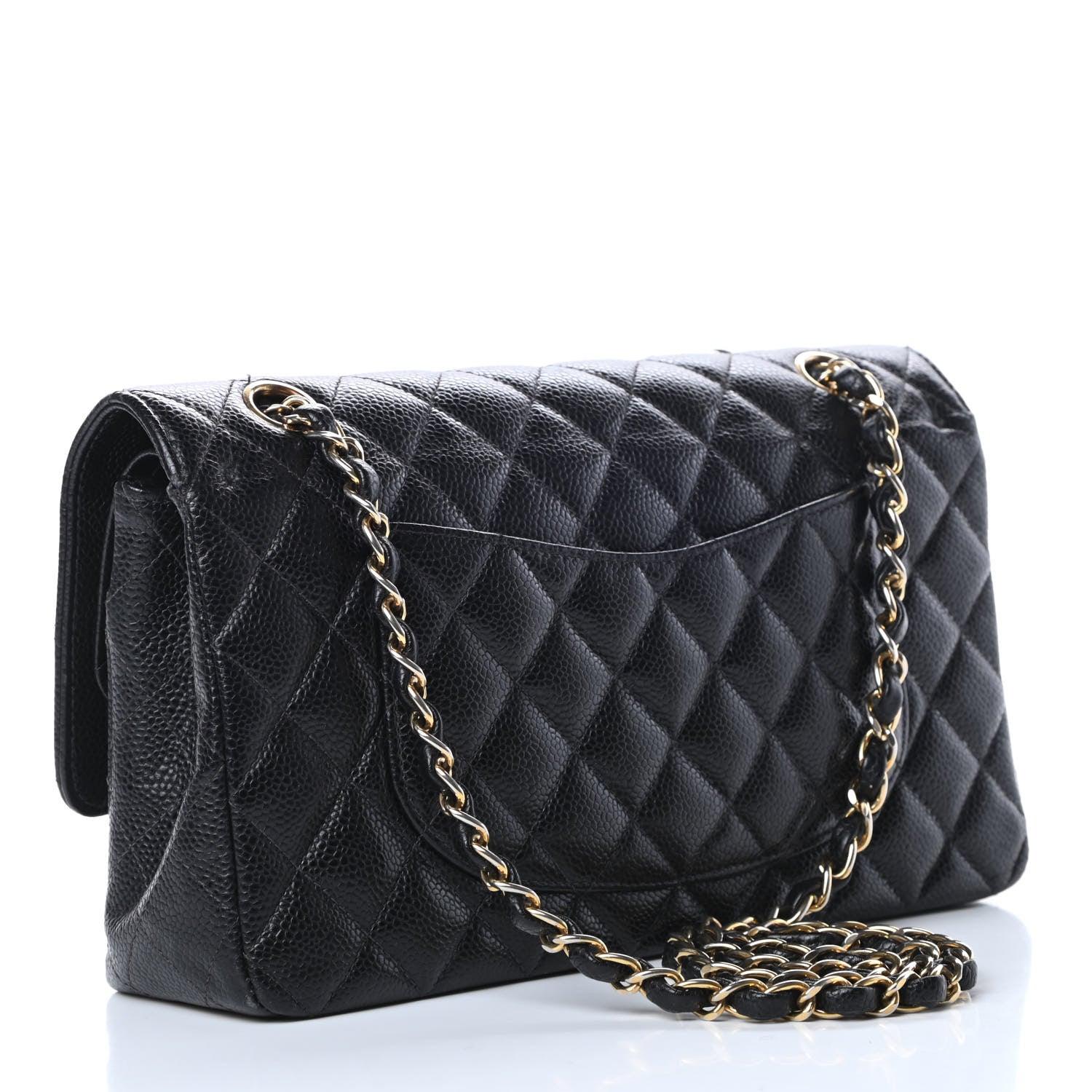 Chanel Caviar Quilted Medium Double Flap Black 4 of 20