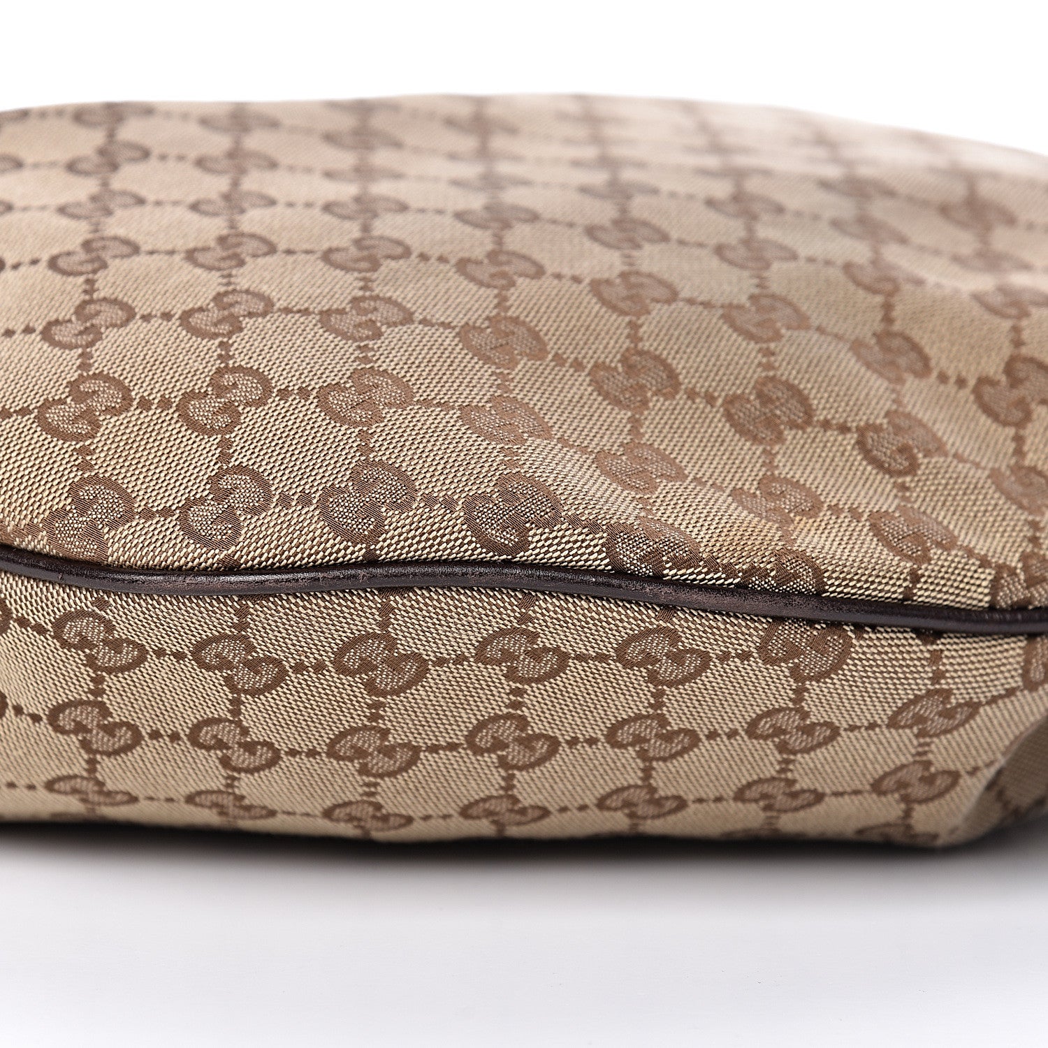 Gucci Monogram Large Wave Hobo Dark Brown 9 of 12