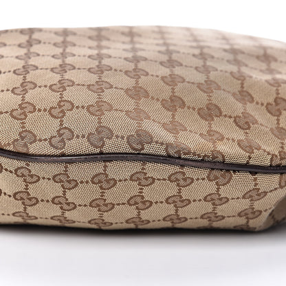 Gucci Monogram Large Wave Hobo Dark Brown 9 of 12