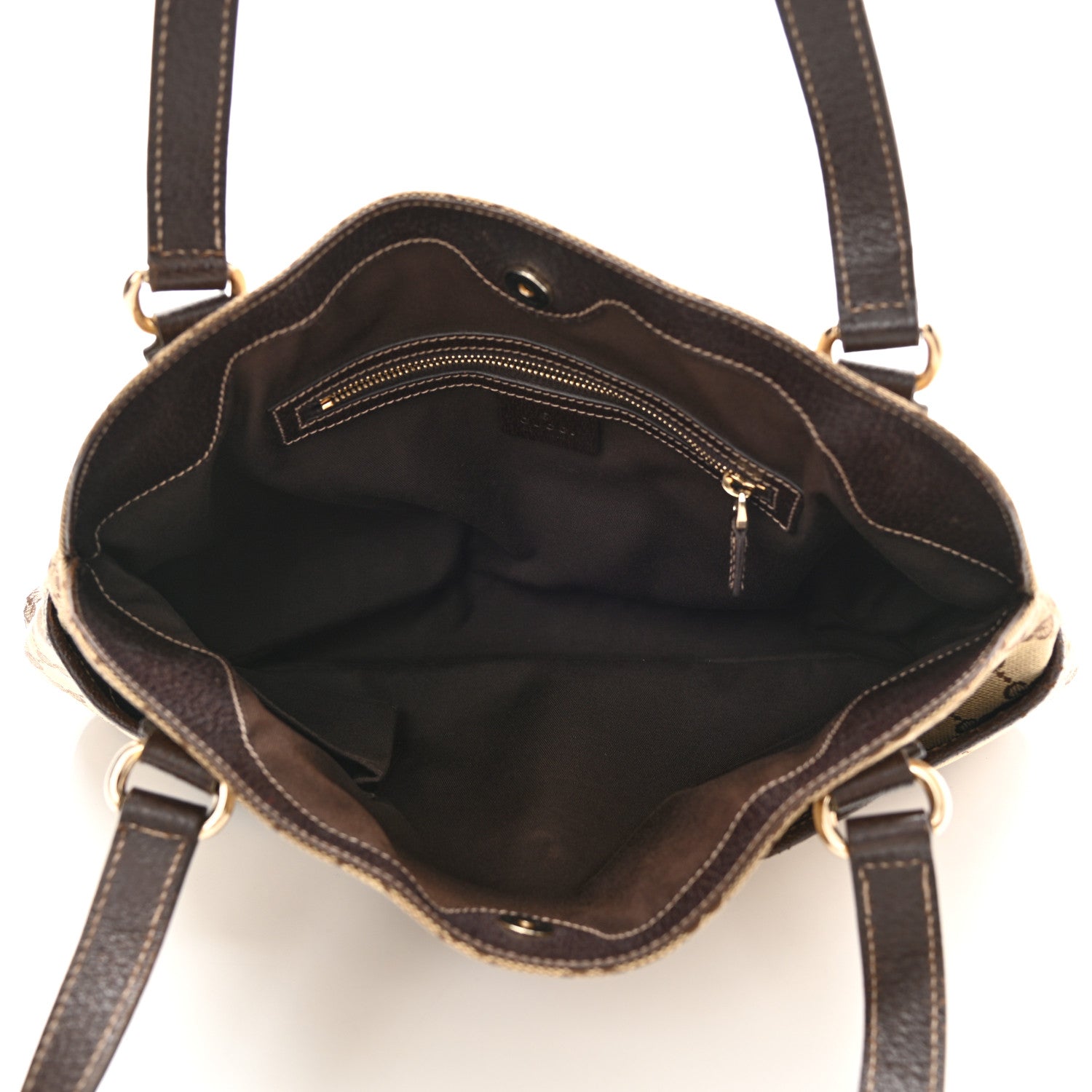 Gucci Monogram Medium Charmy Shoulder Bag Brown 5 of 12