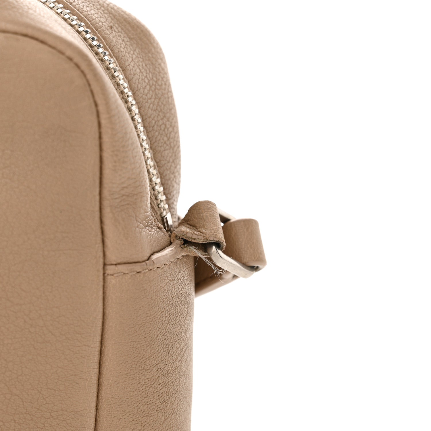 Saint Laurent Lambskin Monogram Small Lou Camera Bag Dark Beige 12 of 15