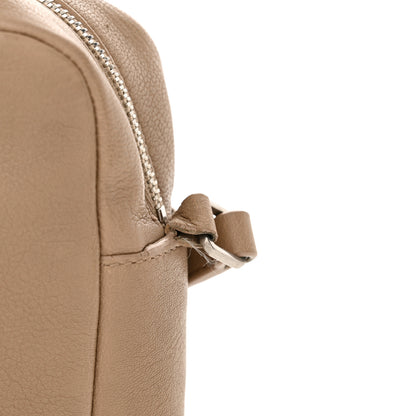 Saint Laurent Lambskin Monogram Small Lou Camera Bag Dark Beige 12 of 15
