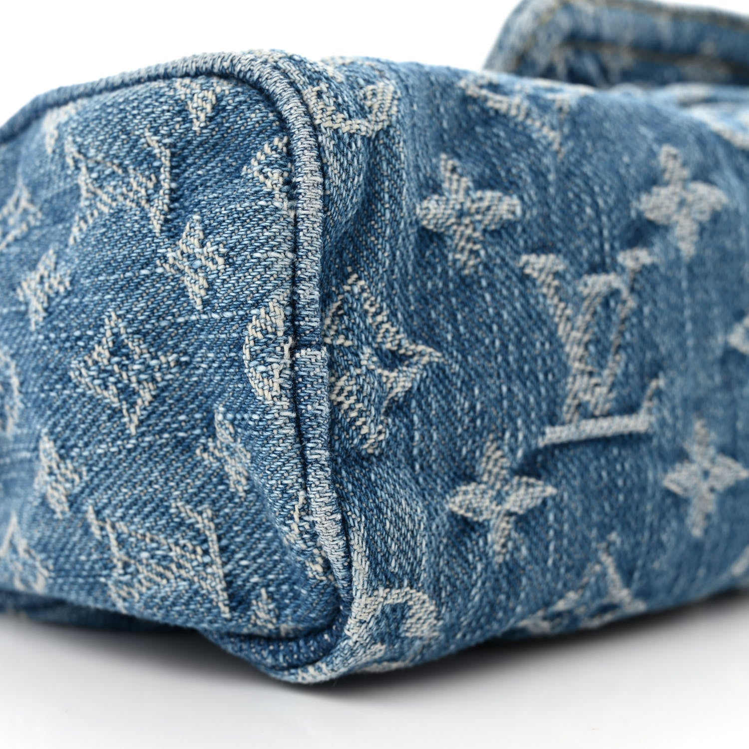Louis Vuitton Monogram Denim Nano Speedy Blue 8 of 9