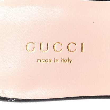 Gucci Malaga Kid GG Marmont Flat Slide Sandals 37 Black 8 of 11