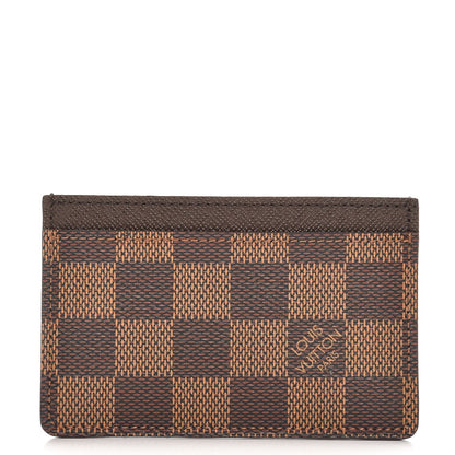 Louis Vuitton Damier Ebene Simple Card Holder 1 of 5