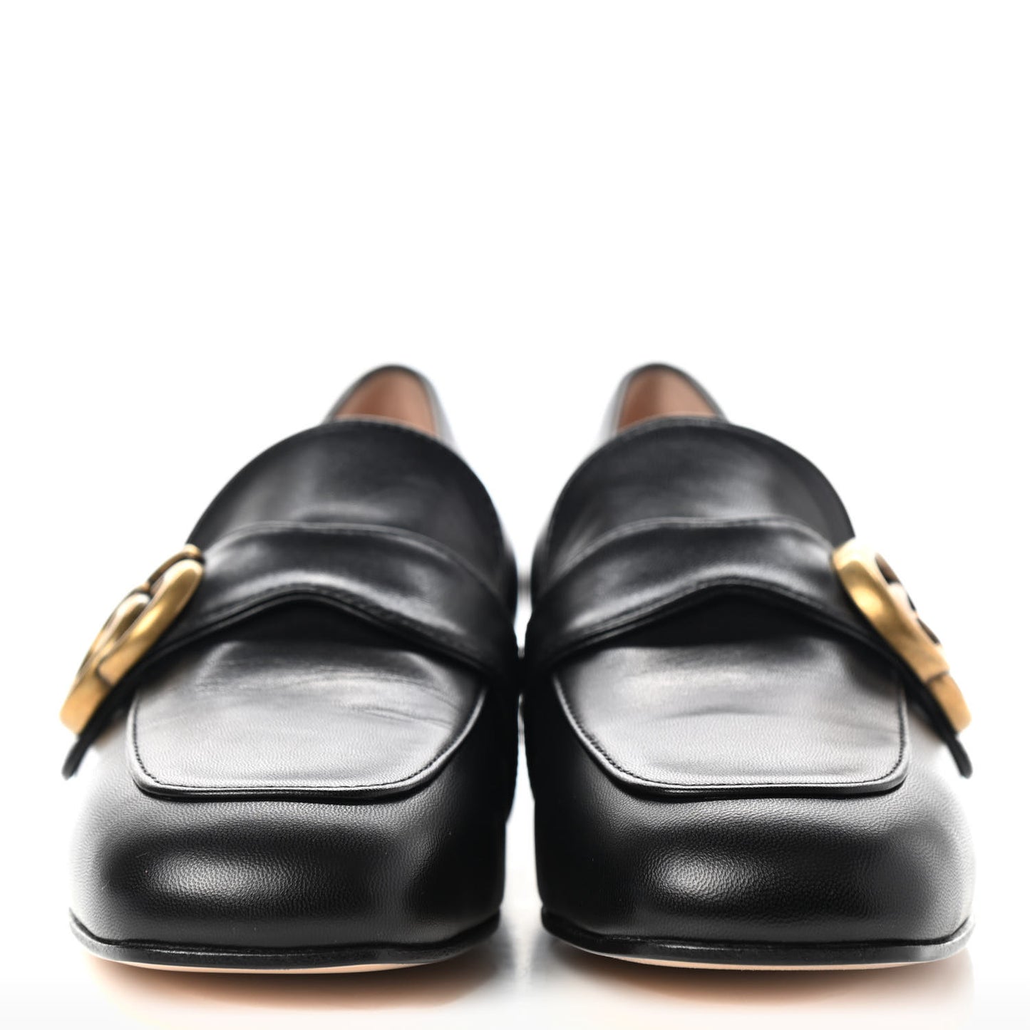 Malaga Kid Womens GG Marmont Loafers 35 Black