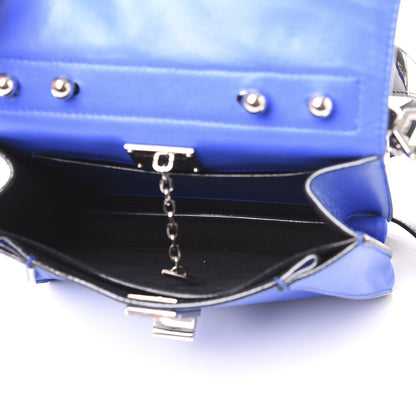 Proenza Schouler Calfskin Small Hava Top Handle Bag Lapis 4 of 8