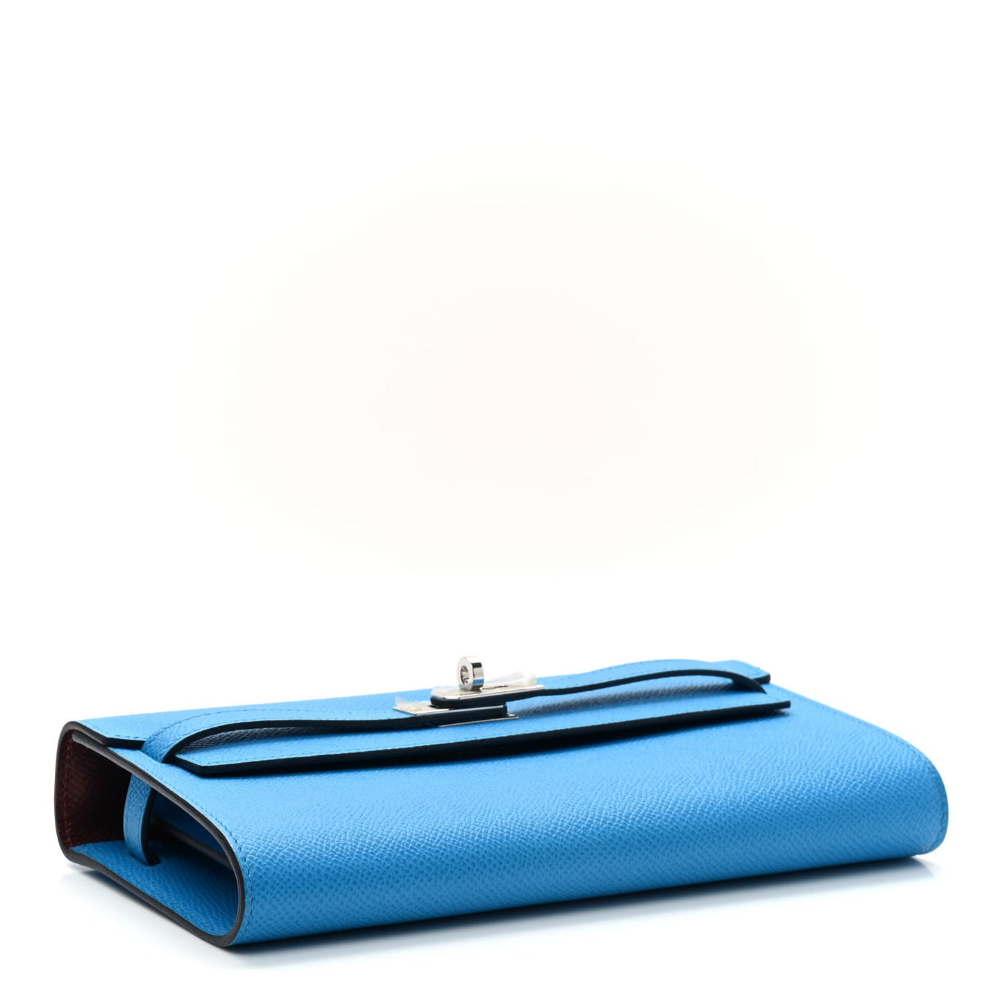 Epsom Verso Kelly Wallet To Go Bleu Frida Rouge H