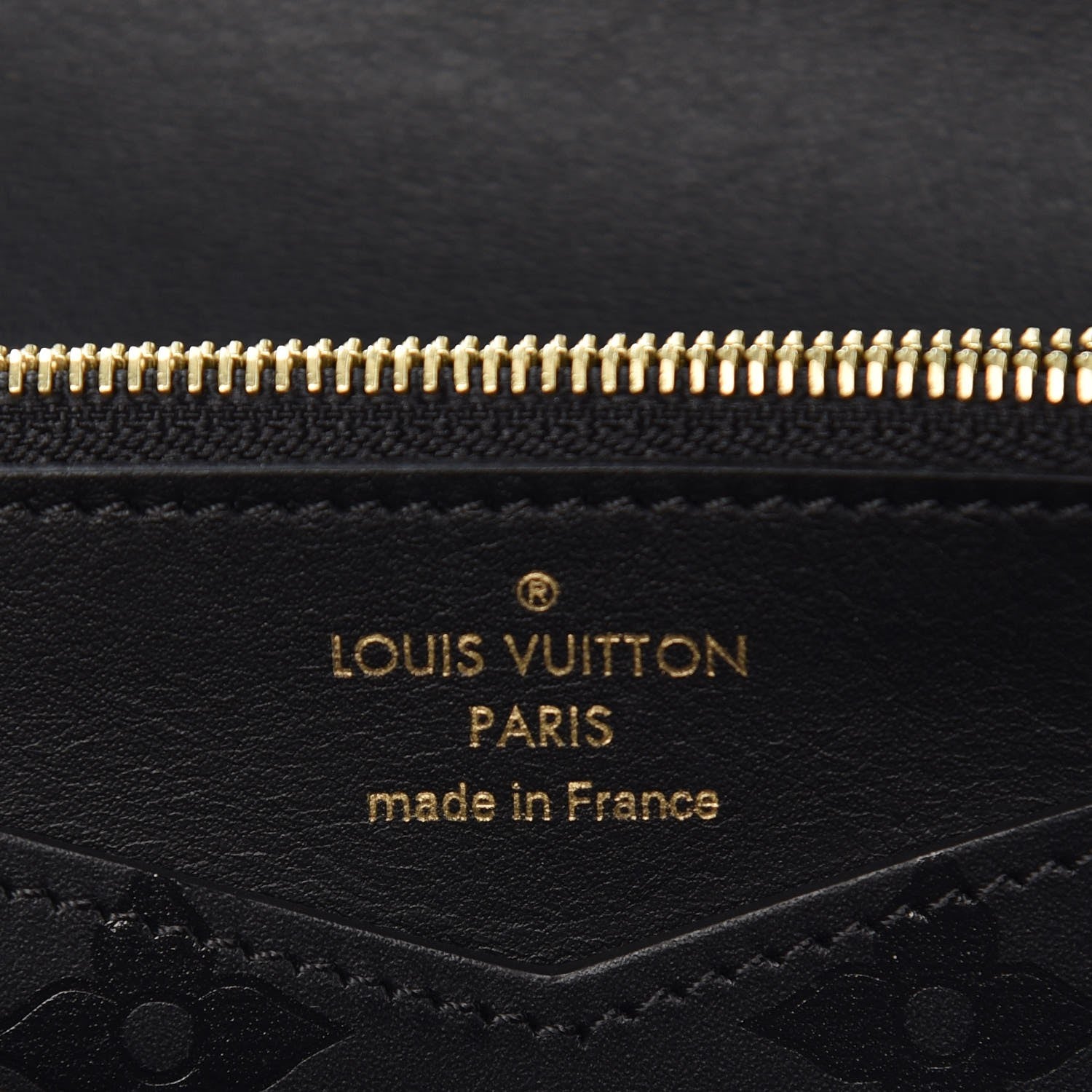 Louis Vuitton Monogram Cuir Plume Very Wallet Black 6 of 9