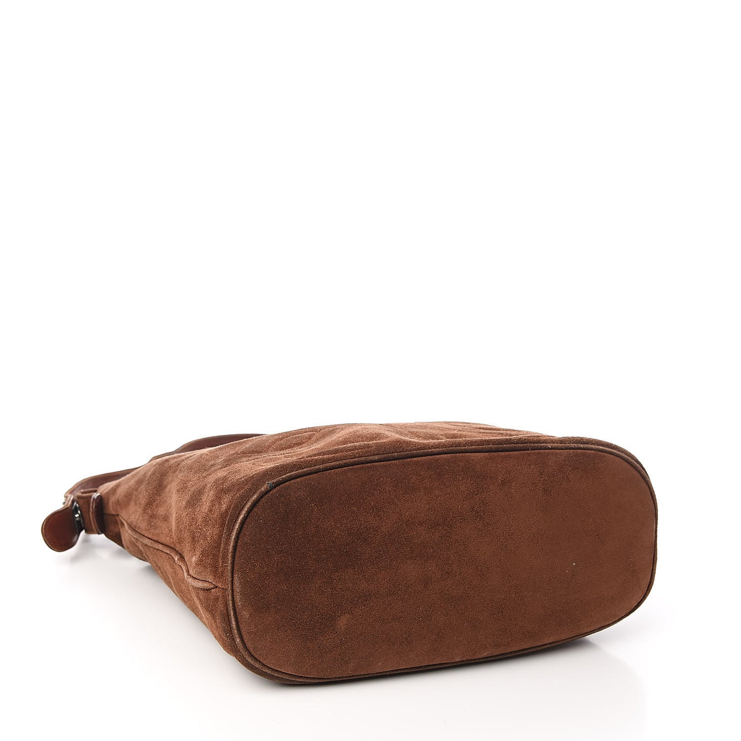 Suede CC Tassel Shoulder Bag Brown