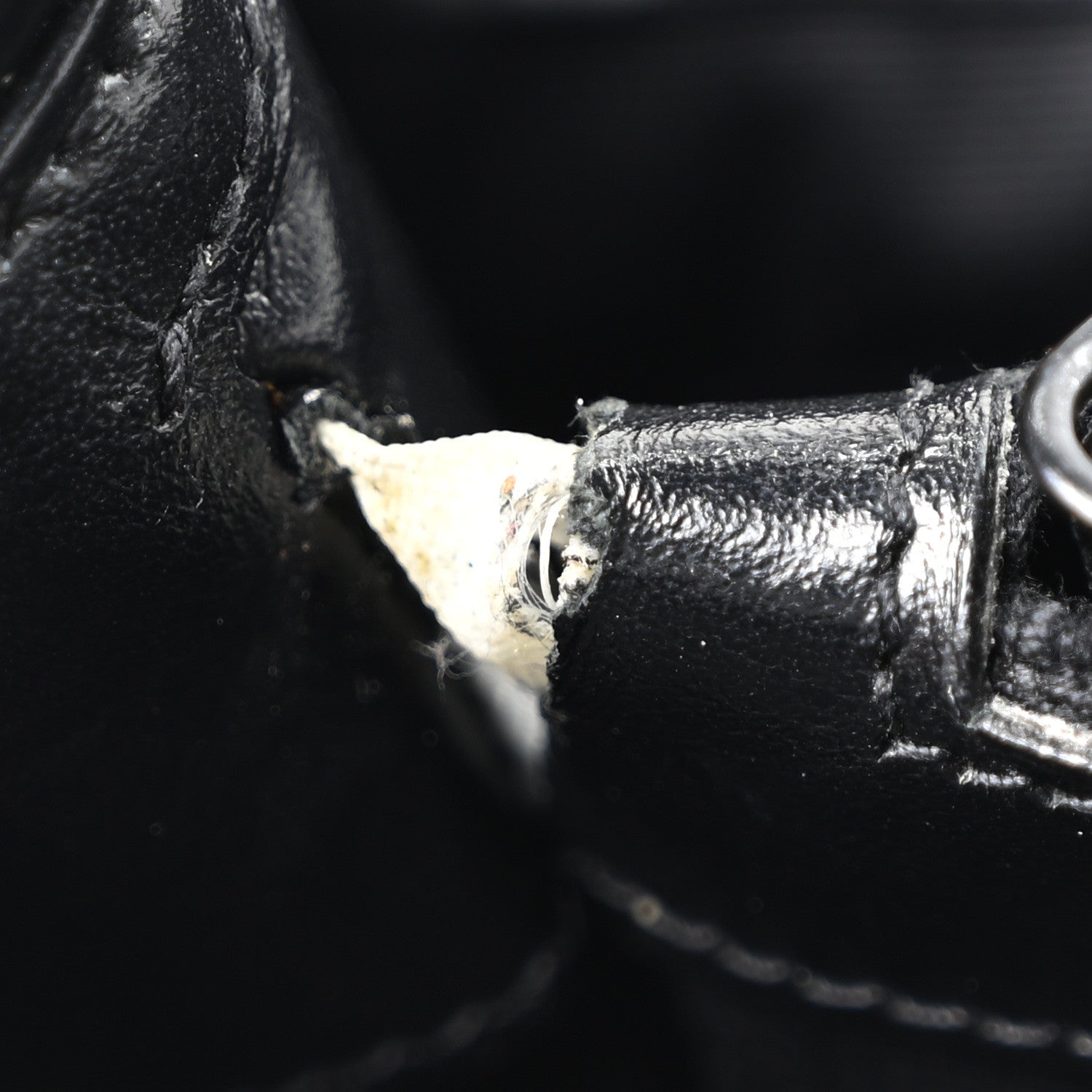 Saint Laurent Calfskin Y Quilted Monogram Monochrome Medium Loulou Chain Satchel Black 10 of 10