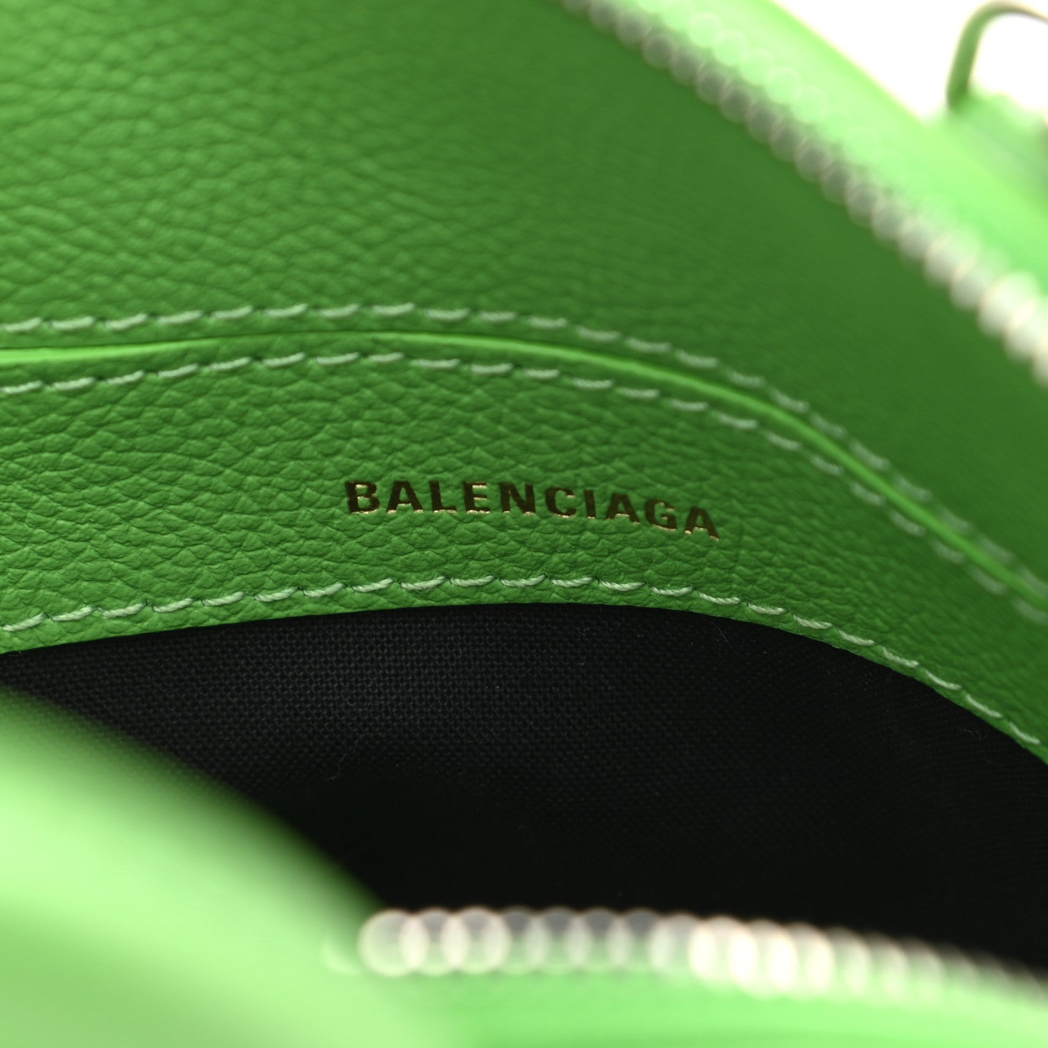 Balenciaga Grained Calfskin XXS Ville Top Handle Bag Light Green Fuchsia 10 of 20