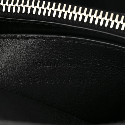 Saint Laurent Calfskin Y Quilted Monogram Small Loulou Chain Satchel Black 7 of 10