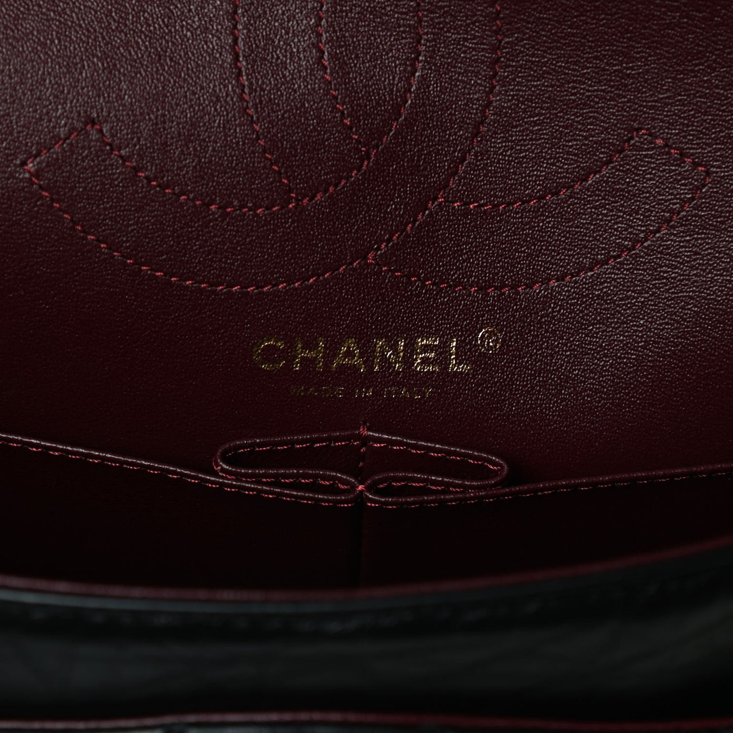 Aged Calfskin Quilted 2.55 Reissue 226 Flap Black
