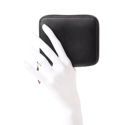 Hermes Epsom Silk'in Compact Wallet Black 2 of 11