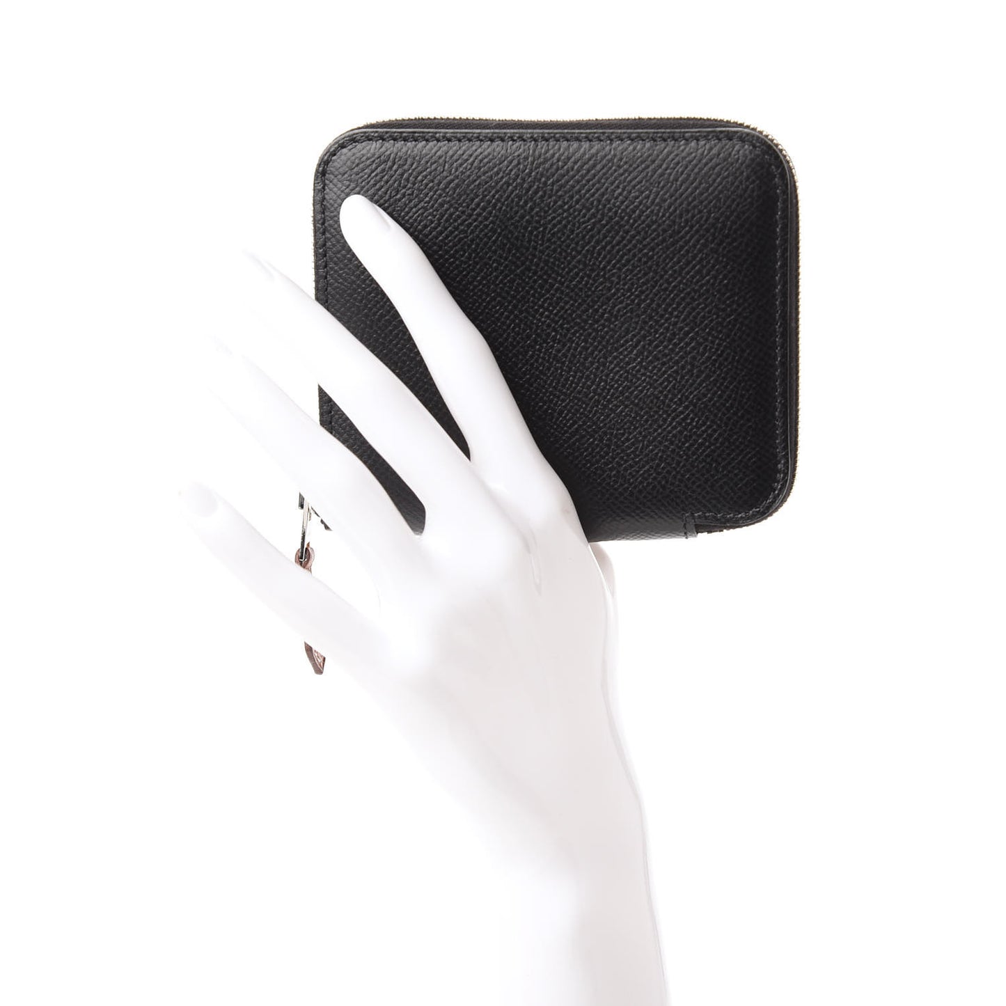 Epsom Silk'in Compact Wallet Black