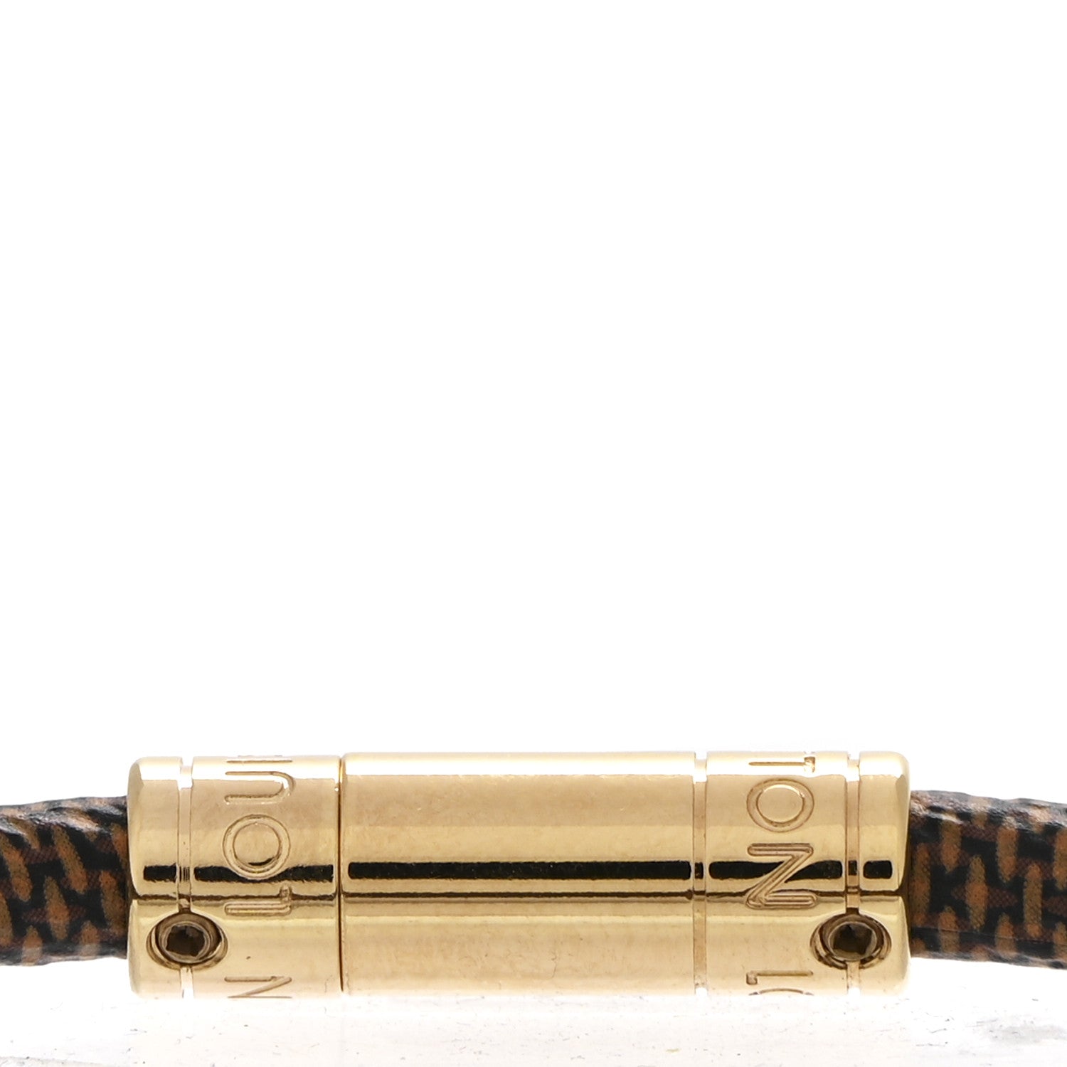 Louis Vuitton Damier Ebene Keep It Bracelet 4 of 4
