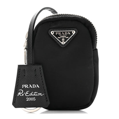 Prada Tessuto Nylon Mini Pouch Black Purse Black 1 of 7