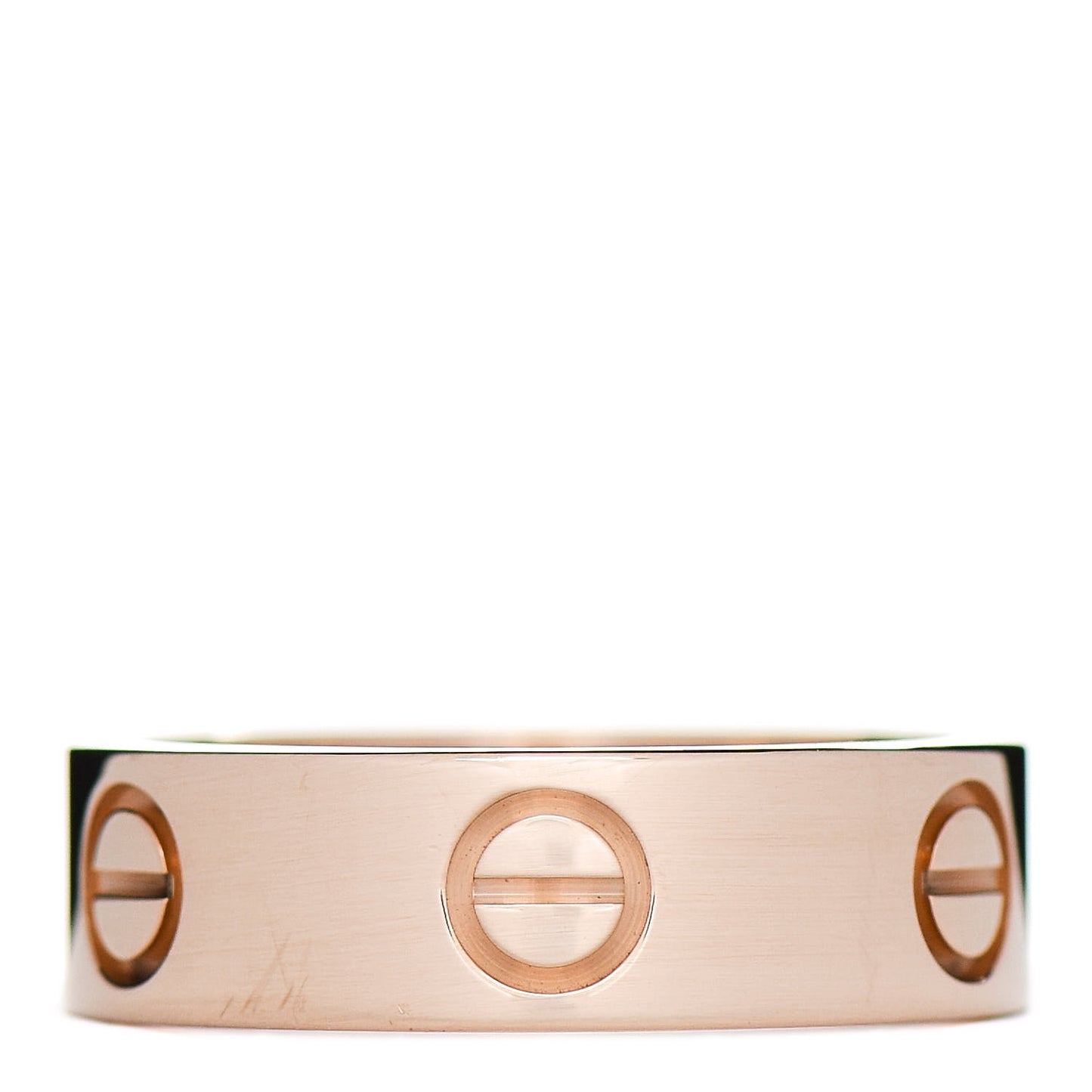 18K Pink Gold 5.5mm LOVE Ring 52 6