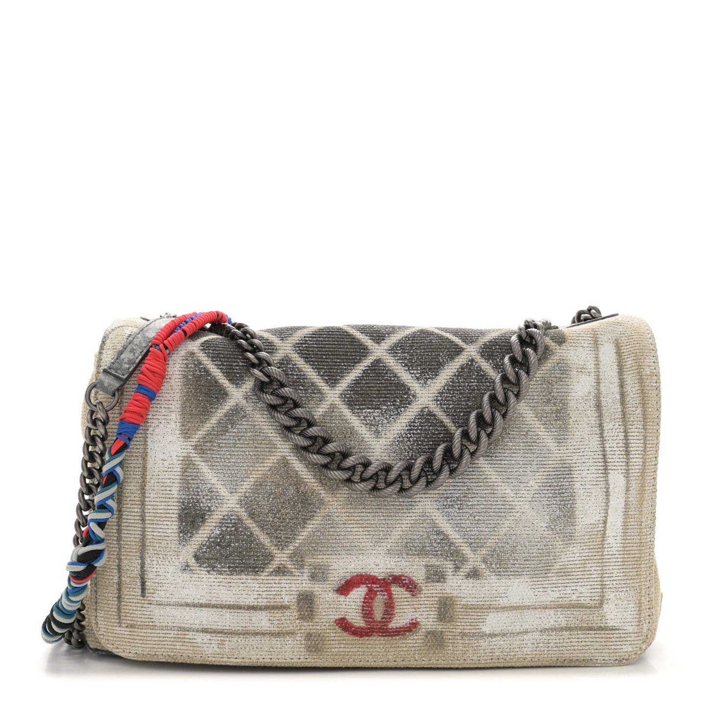 Canvas Tromp L’Oeil Graffiti Oh My Boy Flap Beige