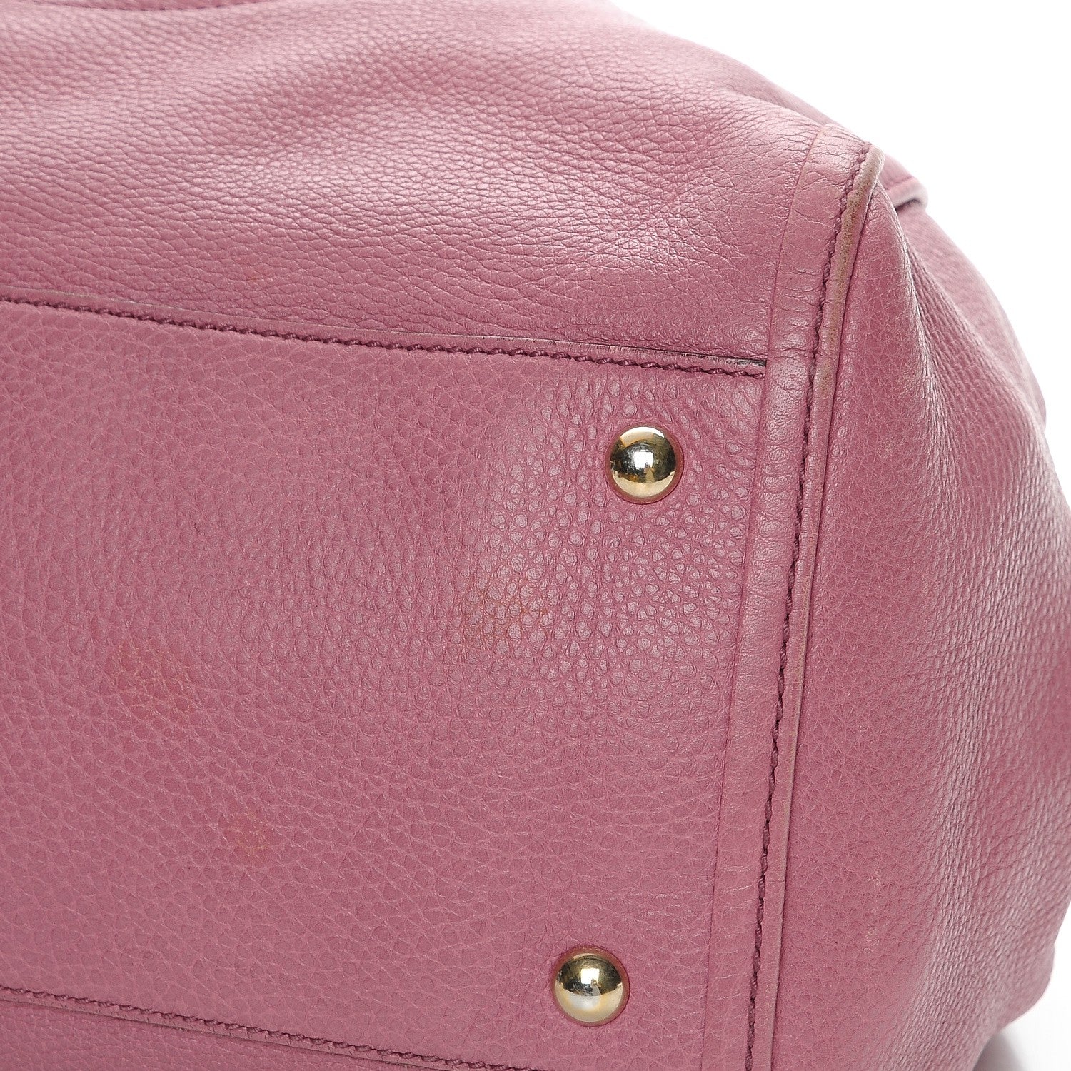 Gucci Pebbled Calfskin Medium Soho Shoulder Bag Fresia Rose 3 of 15