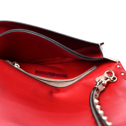 Valentino Garavani Nappa Rockstud Wristlet Clutch Poudre 7 of 15
