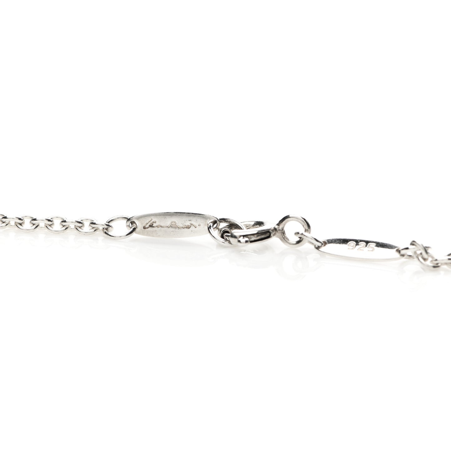 Sterling Silver Pearl 8-8.5mm Elsa Peretti Open Heart Lariat Necklace