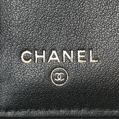 Chanel Caviar Quilted Compact Boy Wallet Black 6 of 7