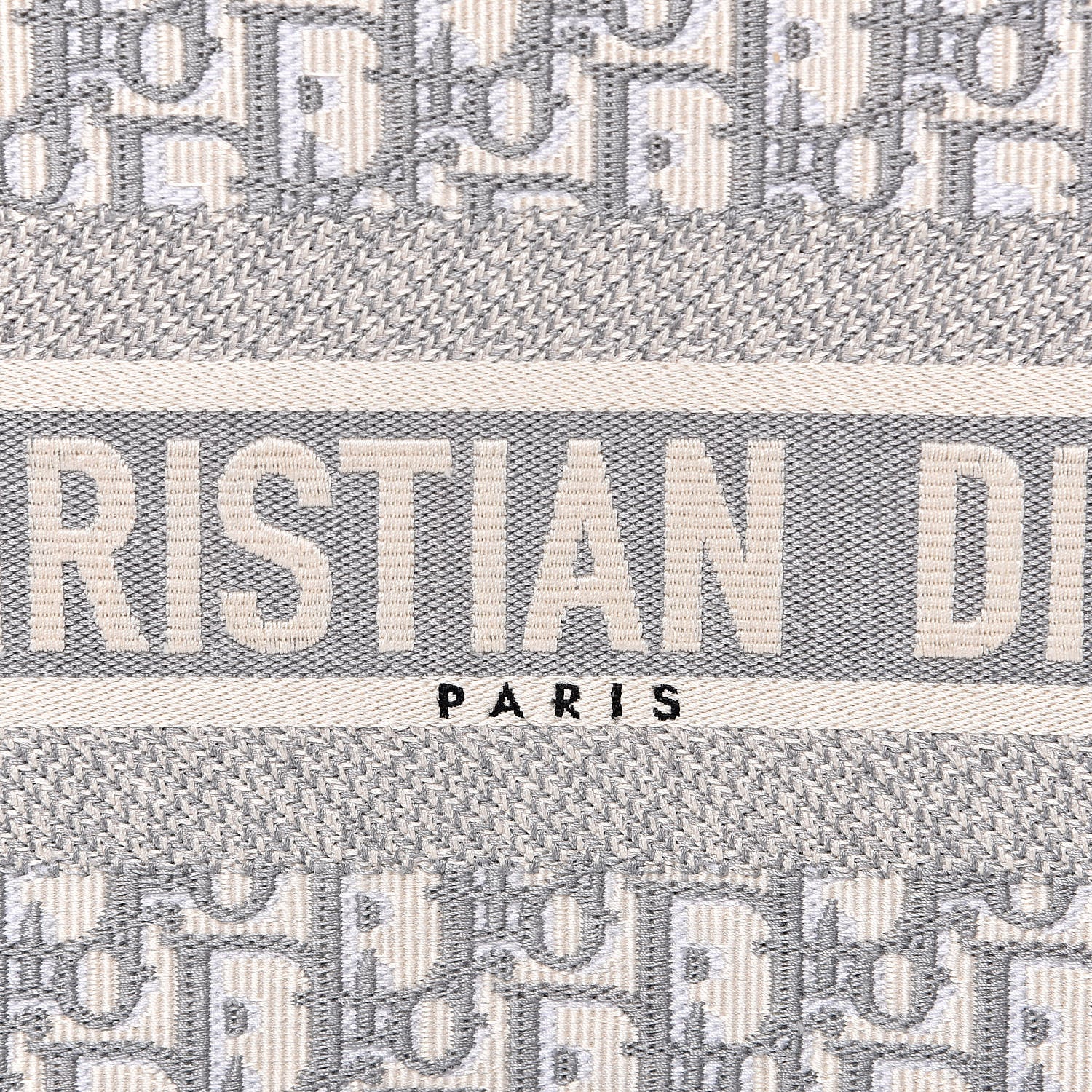Christian Dior Oblique Medium Book Tote Grey 8 of 10