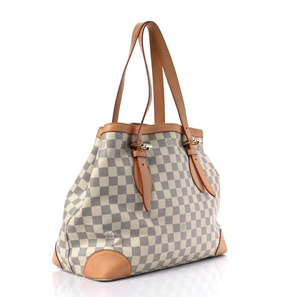 Louis Vuitton Damier Azur Hampstead MM 3 of 9