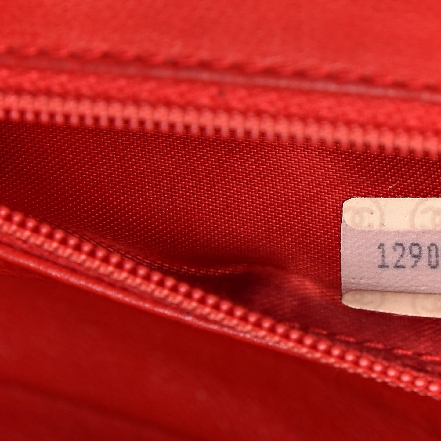 Lambskin Quilted CC Tassel Flap Red