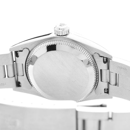 Rolex Stainless Steel 24mm Oyster Perpetual Watch White Roman 76080 5 of 5