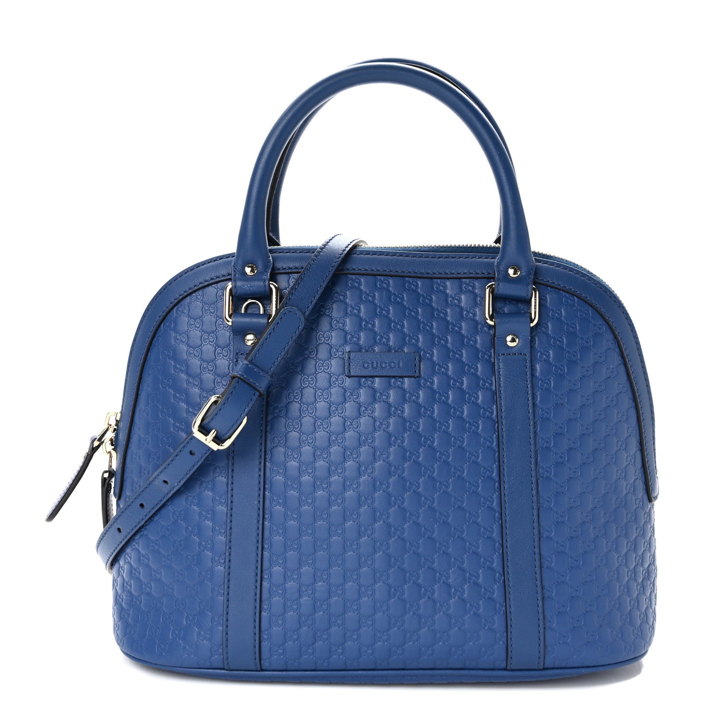 Soft Microguccissima Medium Dome Bag Caspian