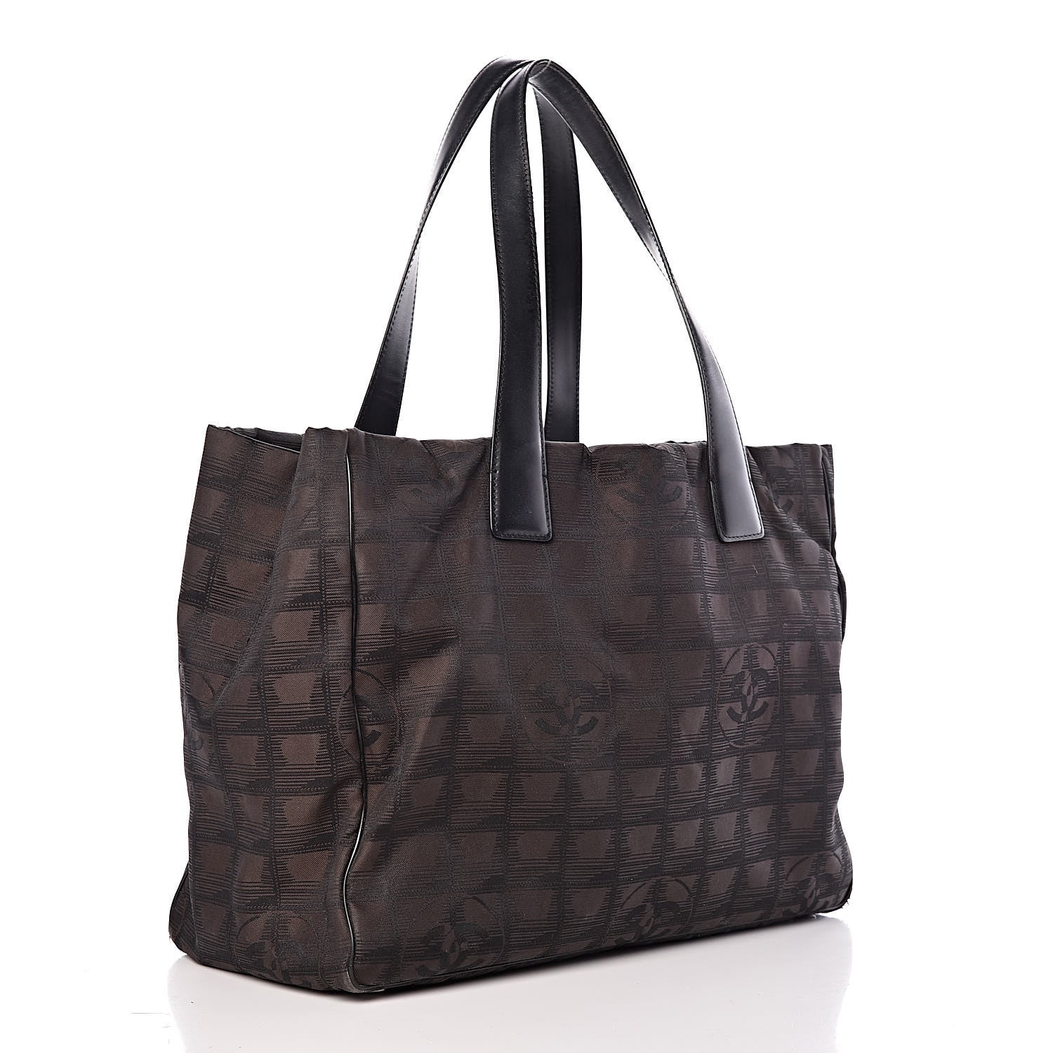 Chanel Nylon Large Travel Tote Black 3 of 12