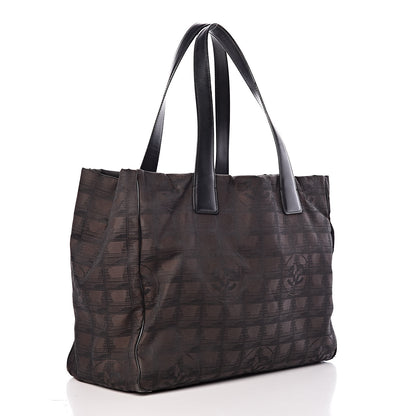 Chanel Nylon Large Travel Tote Black 3 of 12