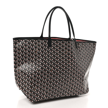 Goyard Goyardine Saint Louis Claire Voie GM Black Pink 4 of 11