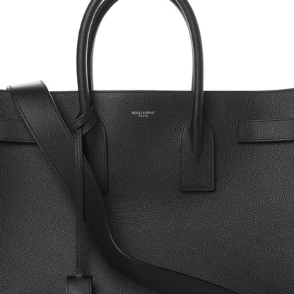 Saint Laurent Grained Calfskin Large Sac De Jour Carryall Black 8 of 10