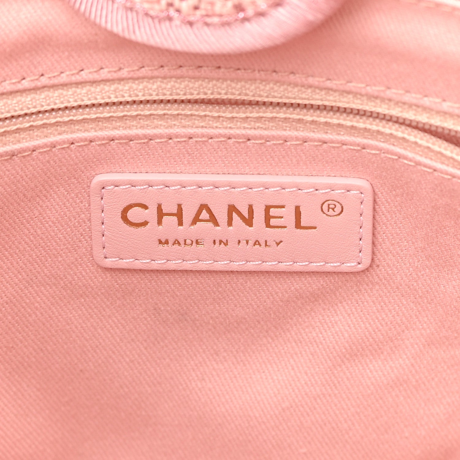 Chanel Lurex Boucle Mini Deauville Tote Pink 6 of 11